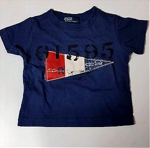 Μπλουζάκι για baby boy Polo Ralph Lauren αυθεντική 9 μηνών μπλε
