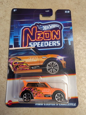 Hot Wheels 2024 Neon Speeders Mini Cooper S Challenge καινούργιο