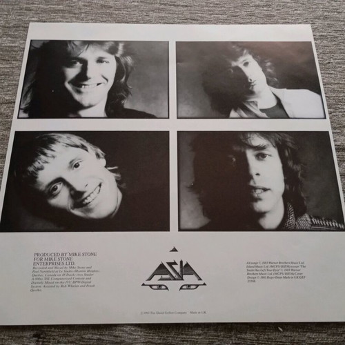 Asia Alpha LP album like new, classic melodic hard rock