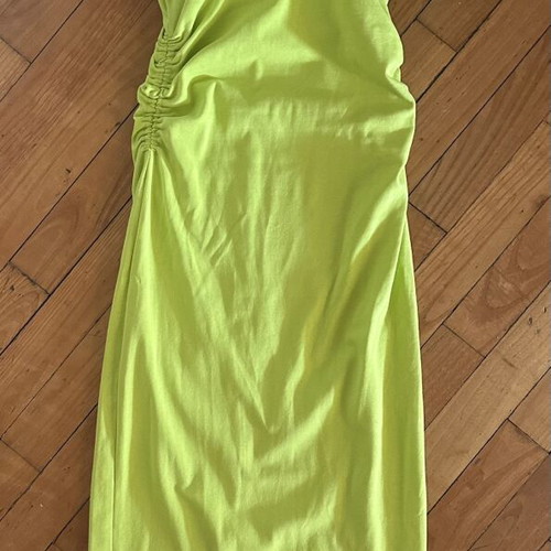 Zara long dress, lime color