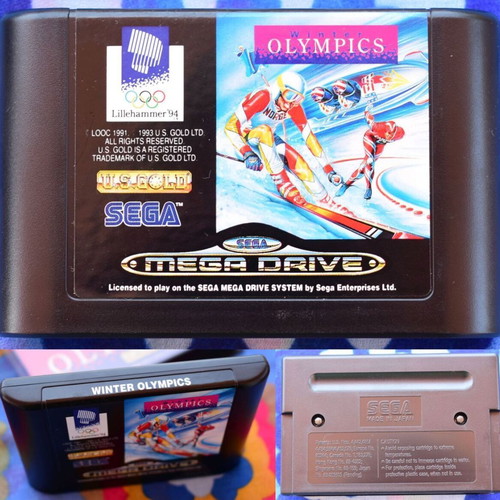 Winter Olympics: Lillehammer '94 Sega Mega Drive game mint condition