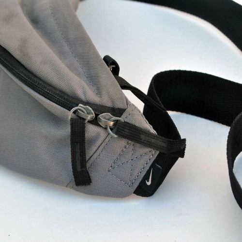 Nike gray bum bag used, nylon polyester waist pack