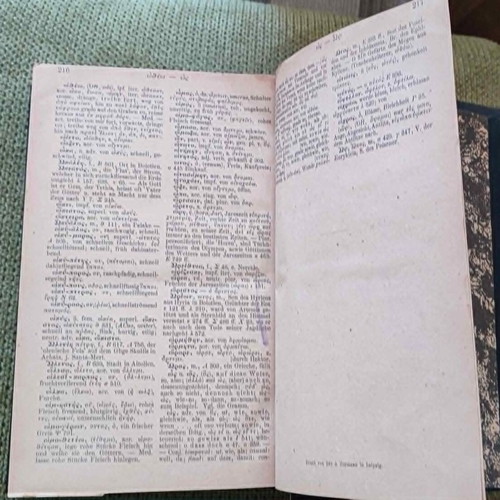 Homer Iliad 1866 edition like new, Greek text with German commentary