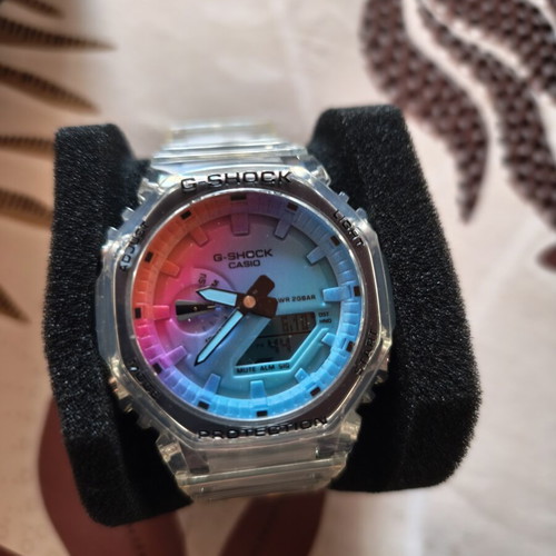 Casio G Shock watch used, multicolor