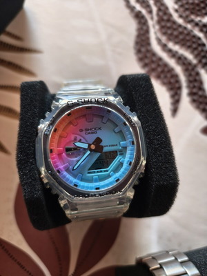 Casio G Shock watch used, multicolor