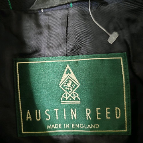 Austin Reed Women's Wool Blazer M like new, blue and green