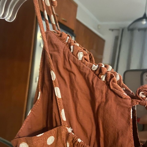 Aerin Polka Dot Dress Medium Used, Viscose