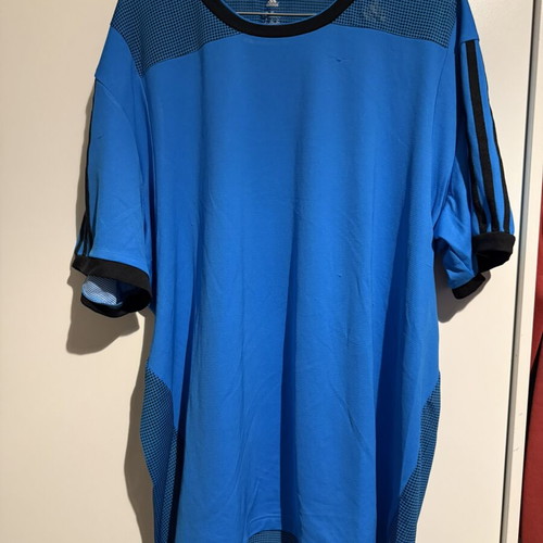 Adidas sports shirt used, blue, size XL