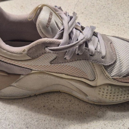 Puma RSX Running System women's size 36 like new, beige and pink