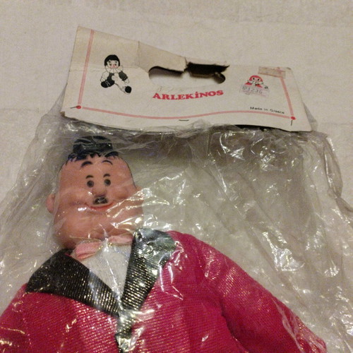 Doll "Chondros kai Lignos" Greek company sealed like new