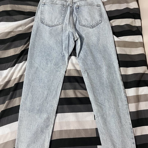 Pull & Bear Mom Jeans, size 34, blue