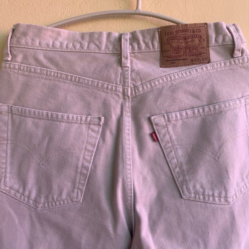 Levi's pants beige used, size 38 with defect