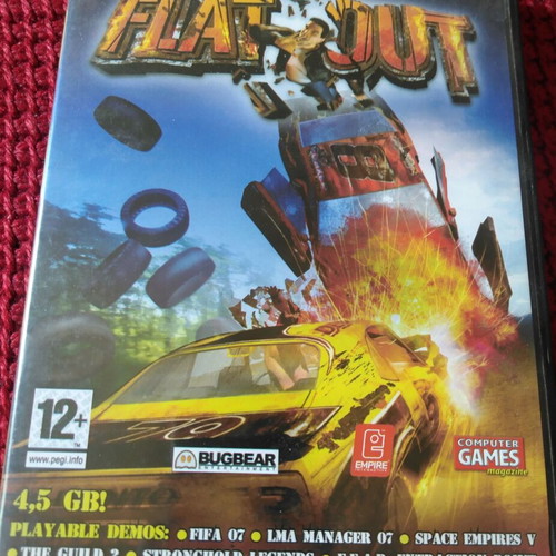 Flat Out PC ROM like new, racing game
