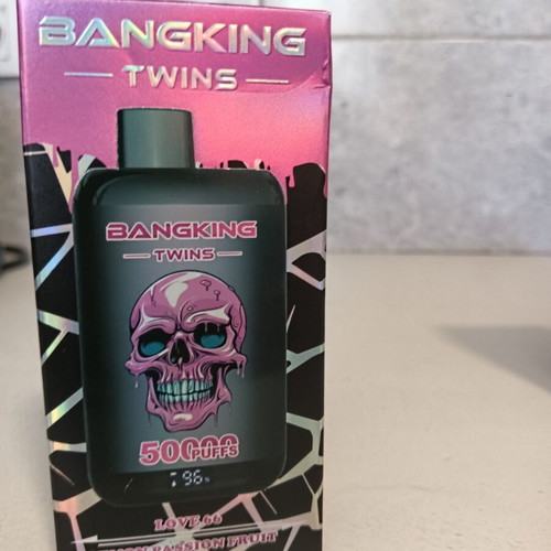 Bangking Twins Disposable Vape 50,000 Puffs with Digital Display like new