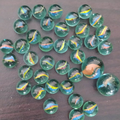 Marbles - Gazes used, transparent with designs