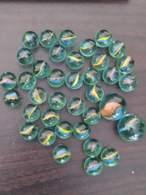 Marbles - Gazes used, transparent with designs