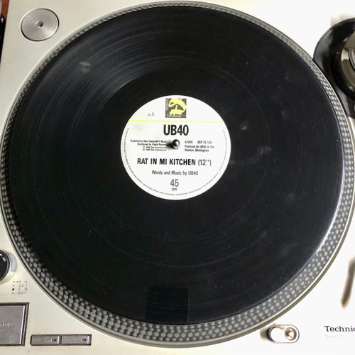 UB40 Rat In Mi Kitchen vinyl 12" single used, reggae