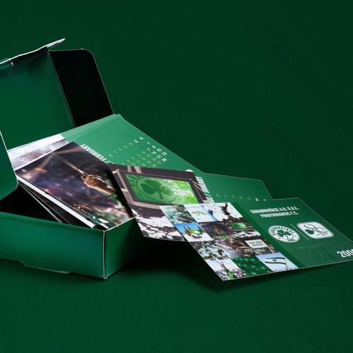 Panathinaikos 2009 calendar, limited edition, 13 cards