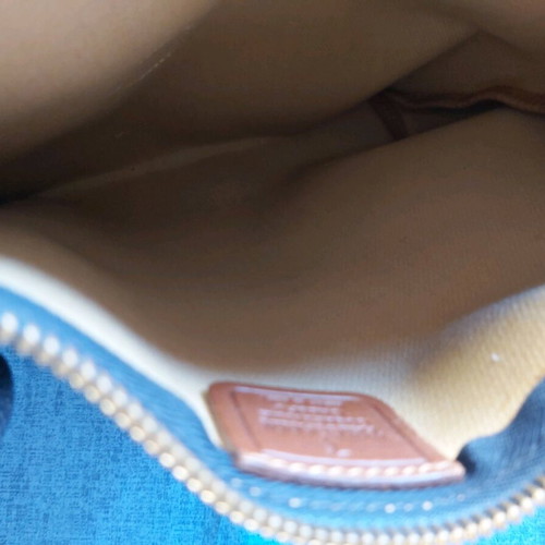 Trussardi blue handbag like new