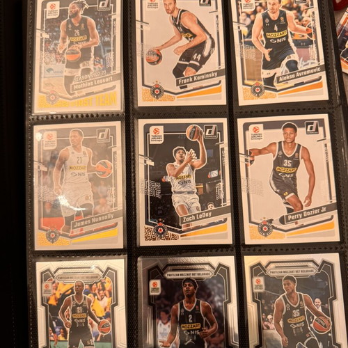 Partizan Belgrade Panini EuroLeague Cards lot of 21, like new