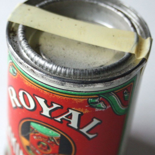 Royal Baking Powder Vintage 80's Greek Retro Metal Tin sealed
