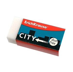 5 τεμάχια Γόμα λευκή Erichkrause city mini dust free 19415