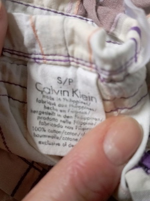 Calvin Klein women's pants used, colorful