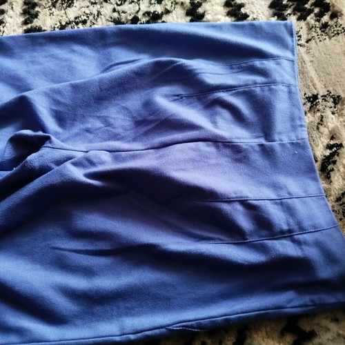 Women's blue fabric pants straight cut like new