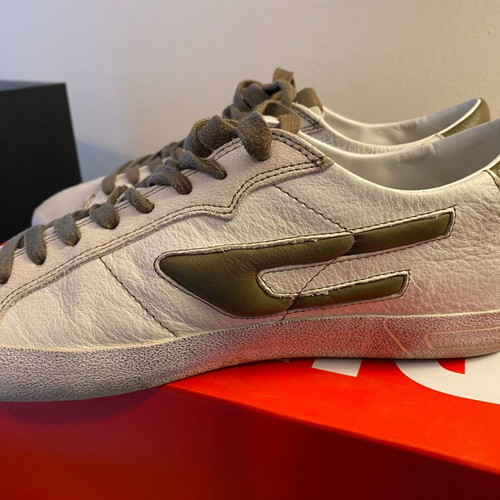 Diesel Leroji size 43 like new, white and green