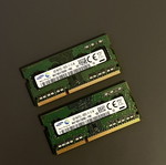 Samsung 8GB RAM DDR3L 1600MHz σαν καινούργιο, 2x4GB μνήμες για laptop
