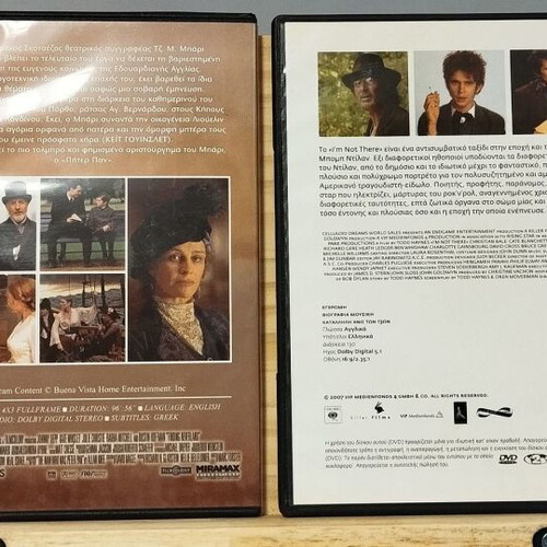 Pack of 4 DVDs used with crime, historical and biographical movies