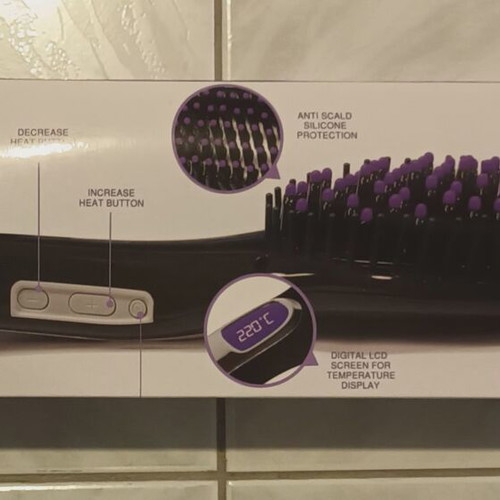 IGIA Pro-Line Ceramic Hair Straightening Brush new