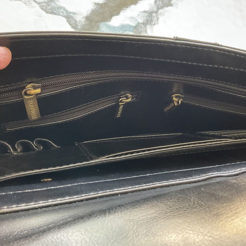 Bartuggi leather men's bag like new, 30x40 cm, black