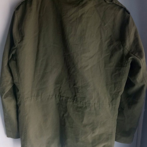 Military jacket American style XL brown and green