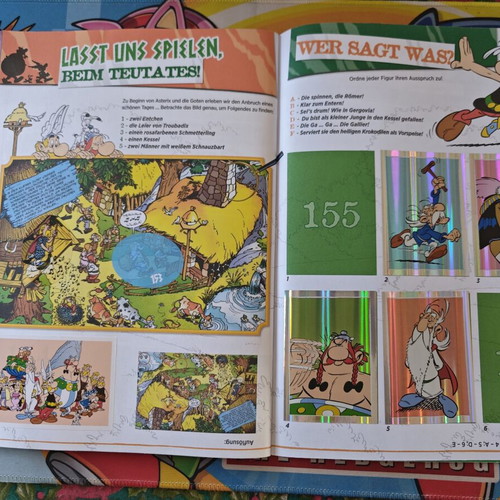 Asterix & Obelisk Panini German sticker album