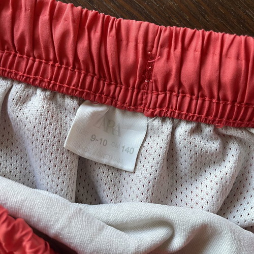 Zara boys' swim shorts like new, red, size 140 cm, 9-10 years