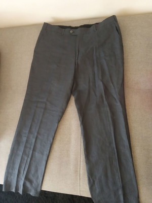 Bitsiani men's pants used, linen, gray