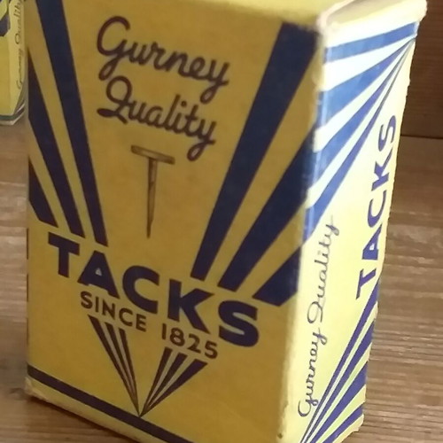 Collectible boxes with nails used, set of 4 pieces