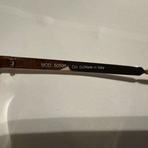 K+B 50596 Col. 04 caramel acetate eyeglasses with metal details new