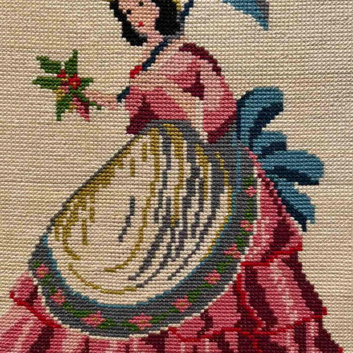 Handmade textile embroidery frame