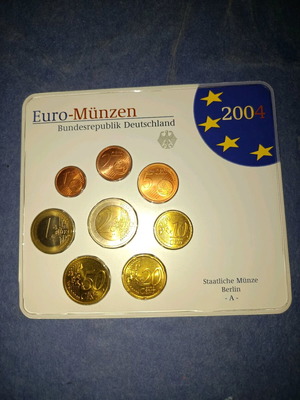 Germany Official Euro Set 2004 A Berlin used