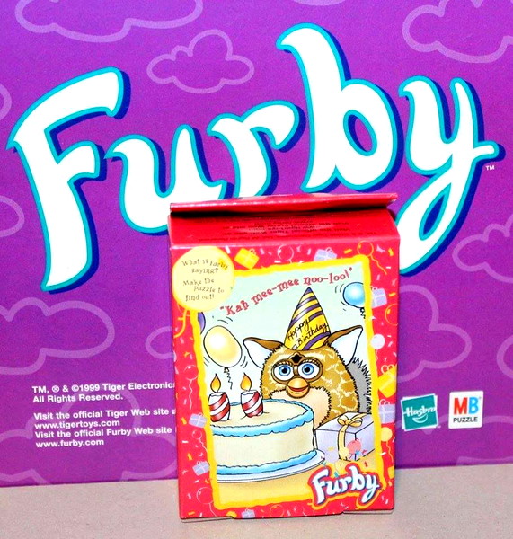 Furby Tiger Electronics Vintage 1999 - Marron, Yeux Verts, Excellent état De Marche