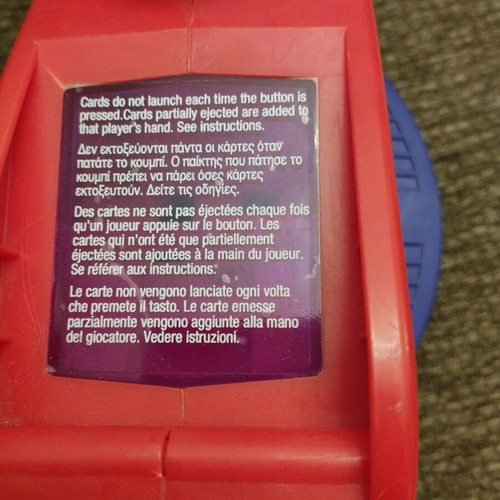 UNO card launcher machine like new without box