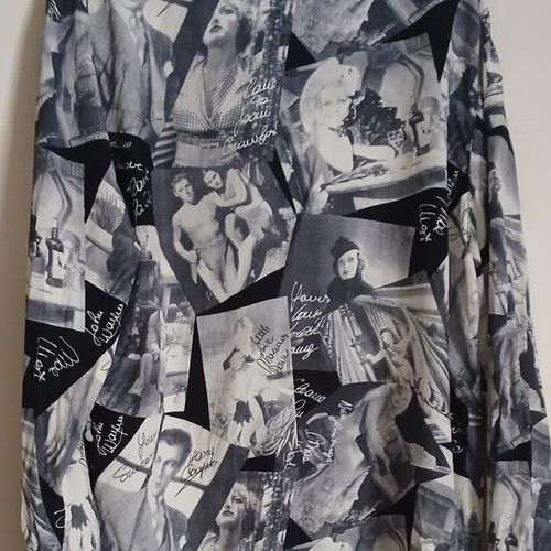 Vintage Old Hollywood shirt with iconic actor prints