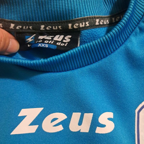 Zeus children's sports shirt XXS used, blue, age 7-8