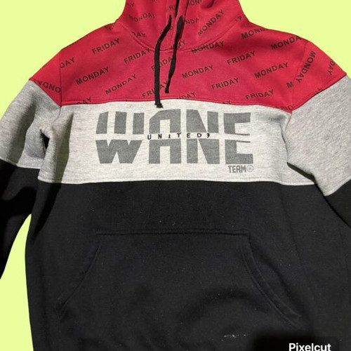 Men's hoodie, black, size XL