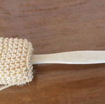 Bath sponge used with handle