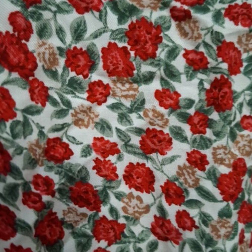 Floral dress long with elastic and belt, like new
