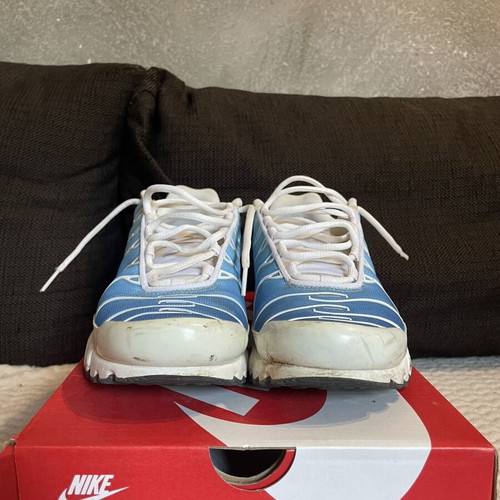 Nike Air Max Plus TN sneakers blue and white, size 43
