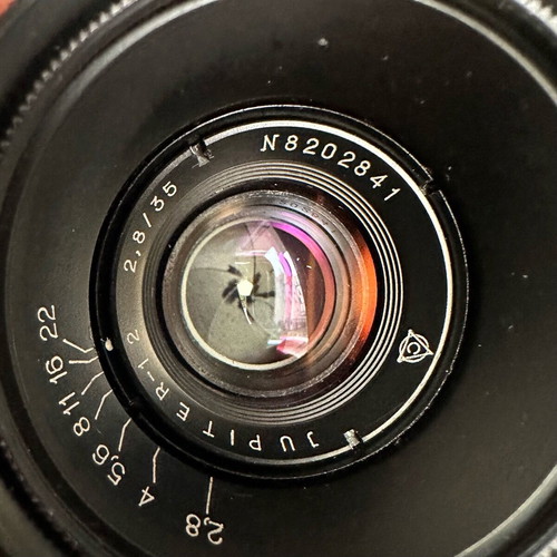 LZOS Jupiter-12 35mm f/2.8 LTM/L39 mount black lens like new